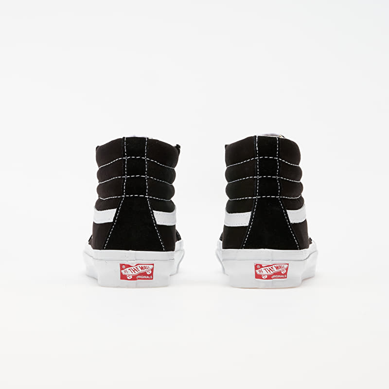Men's shoes Vans Vault OG SK8-Hi LX (Suede/ Canvas) Black/ Trwht