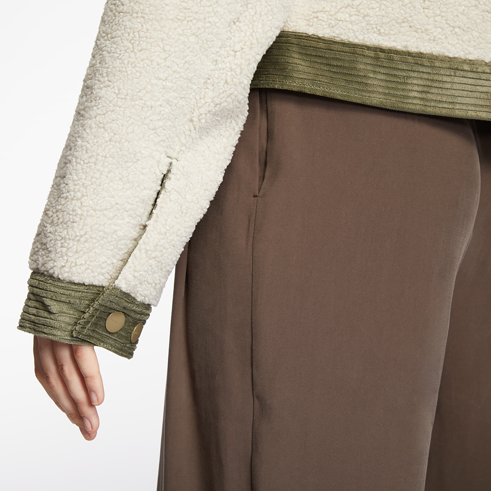 Jakas adidas Corduroy Jacket Legacy Green/ Clear Brown