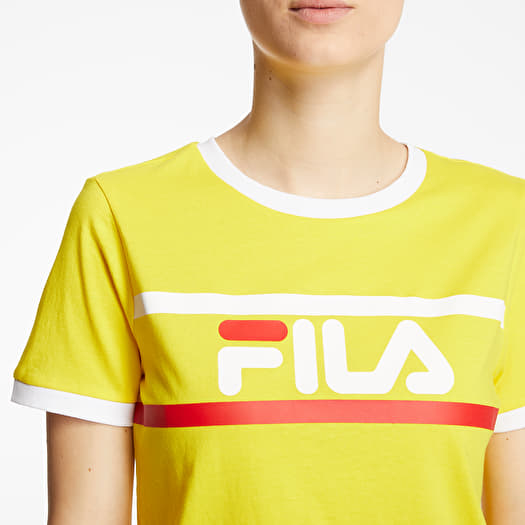 Yellow shop fila shirts