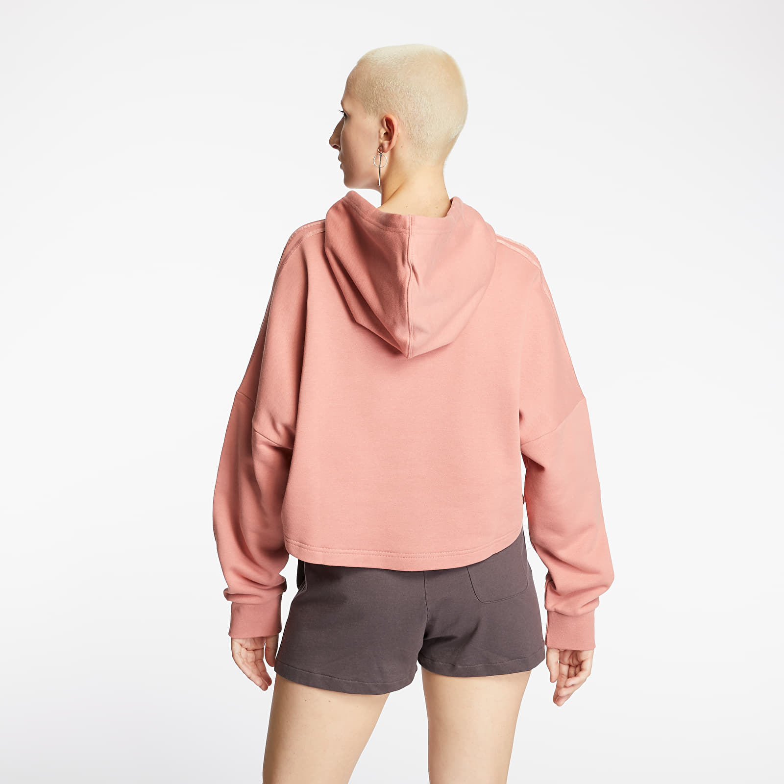 Hoodies and sweatshirts  adidas Cropped Hoodie Ash Pink