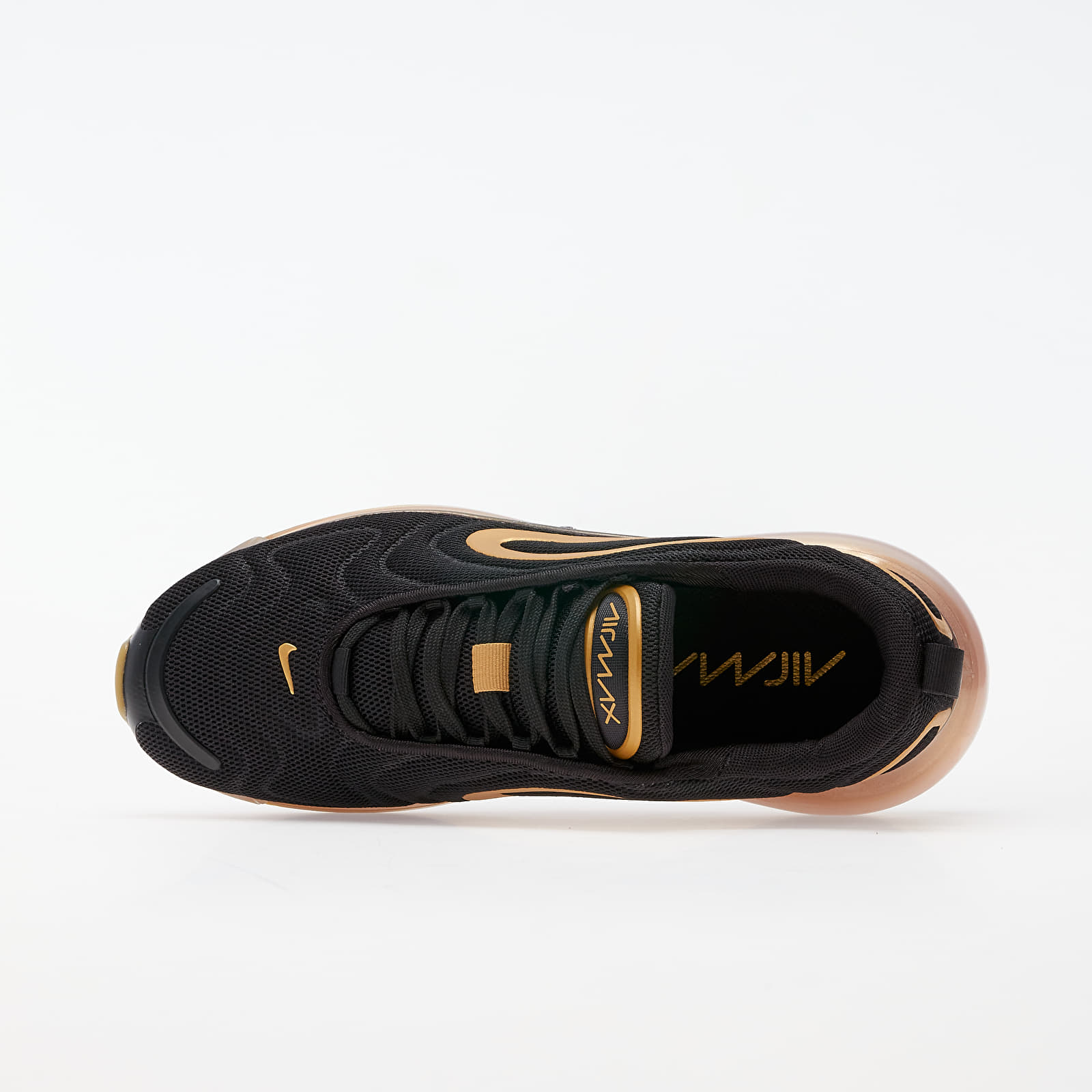 Men s shoes Nike Air Max 720 Black Metallic Gold Metallic Silver Footshop