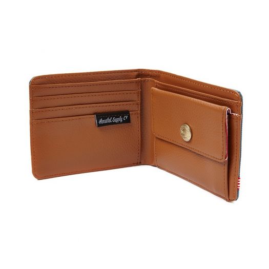 Wallets Herschel Supply Co. Hank+Coin Wallet Grey/Tan (10149-00006