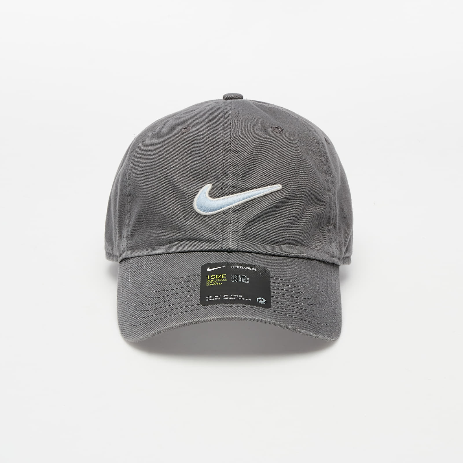 Шапки Nike H86 Essential Swoosh Cap Iron Grey