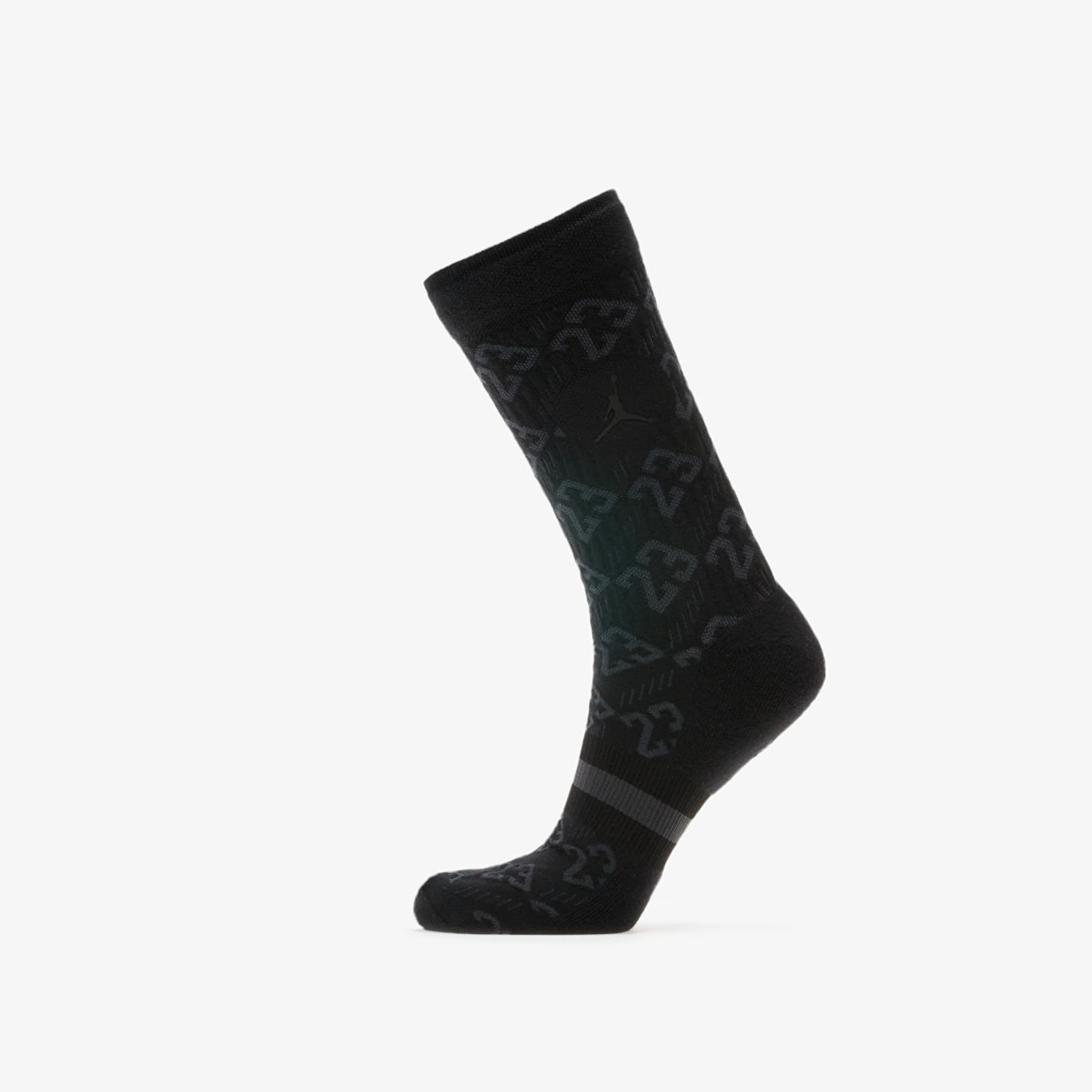 Ponožky Jordan Legacy 2 Pair AOP Crew Socks Black/ Anthracite