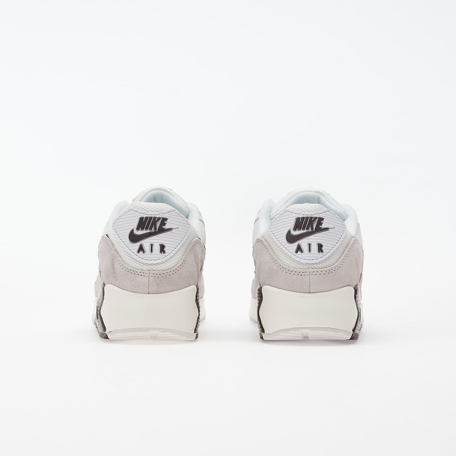 Herren Sneaker und Schuhe Nike Air Max 90 White/ Baroque Brown-Sail-Vast Grey