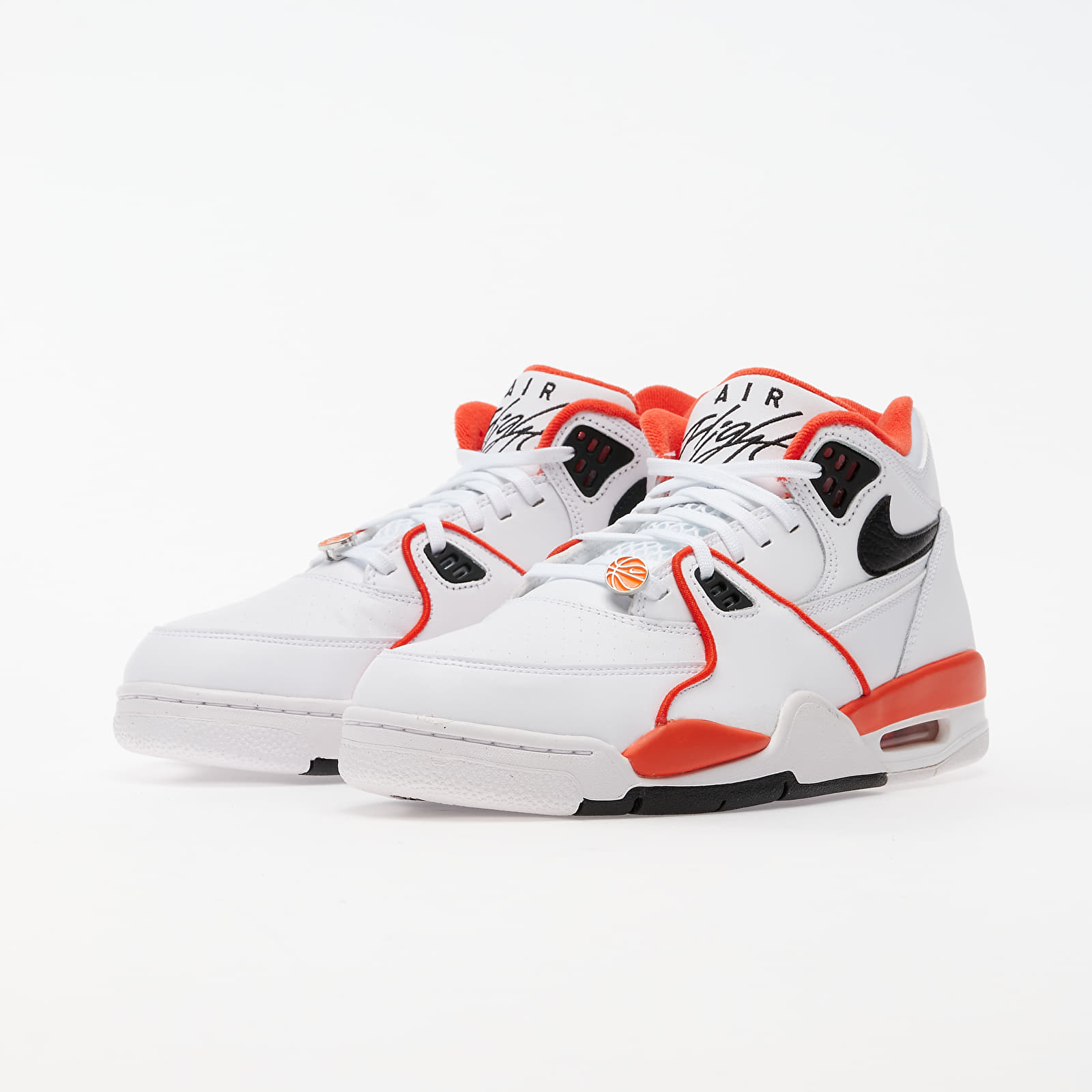 Scarpe uomo Nike Air Flight 89 Emb White/ Black-Team Orange
