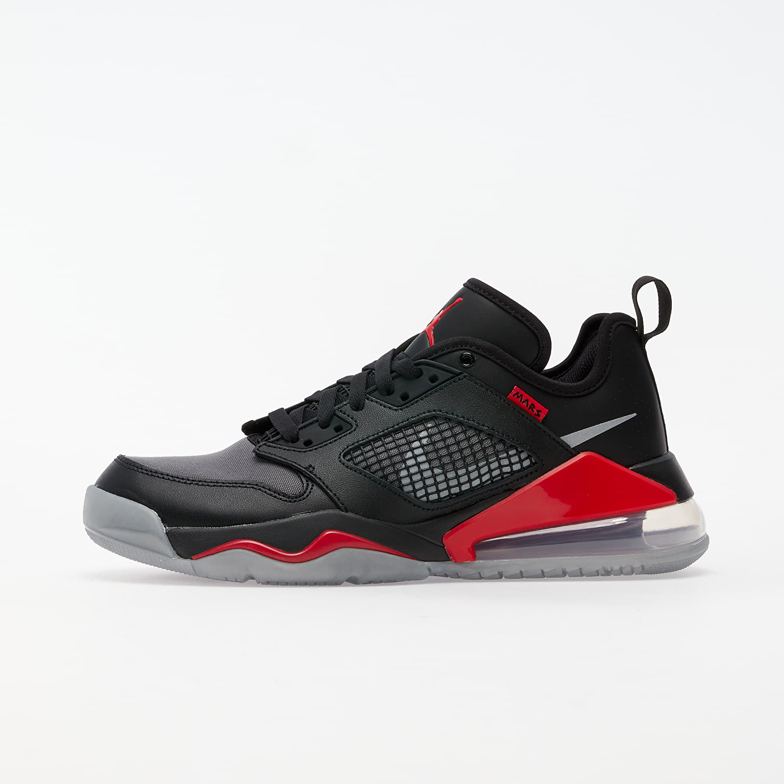 Férfi cipők Jordan Mars 270 Low Black/ Metallic Silver-University Red