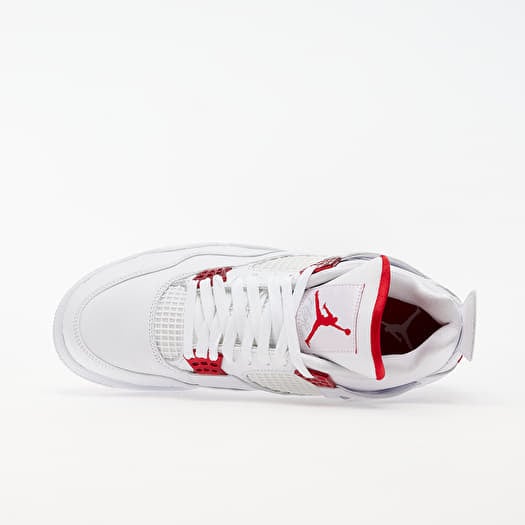 Silver and sales red jordans