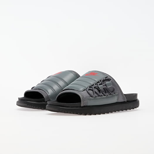 Men s shoes Nike Asuna Slide Black University Red Smoke Grey Footshop