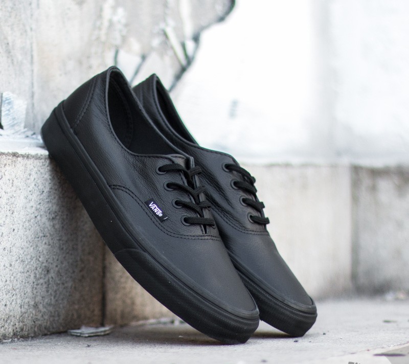 Férfi cipők Vans Authentic Decon Premium Leather Black/Black