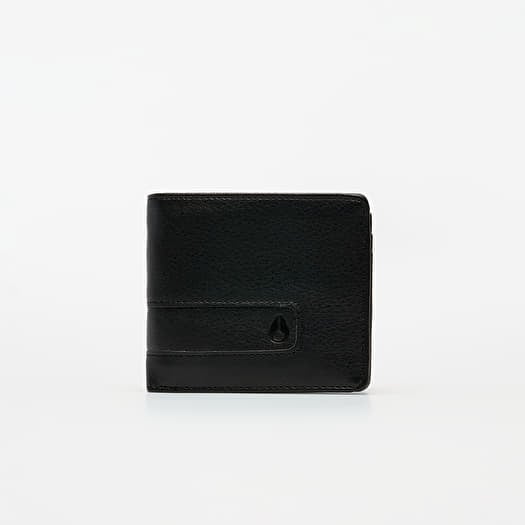 Portafogli Nixon Showtime Bi Fold ID Zip Wallet All Black Footshop