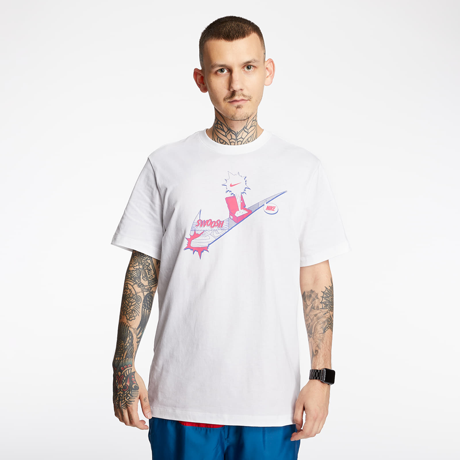 T-shirts Nike Sportswear Ftwr 1 Hybrid Tee White