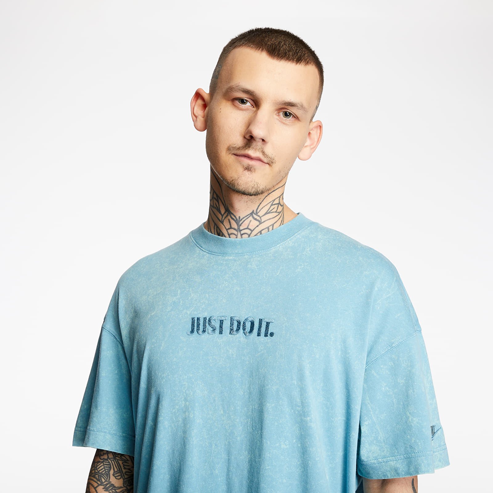 T shirts Nike Sportswear Just Do It Wash Tee Cerulean Cerulean Footshop