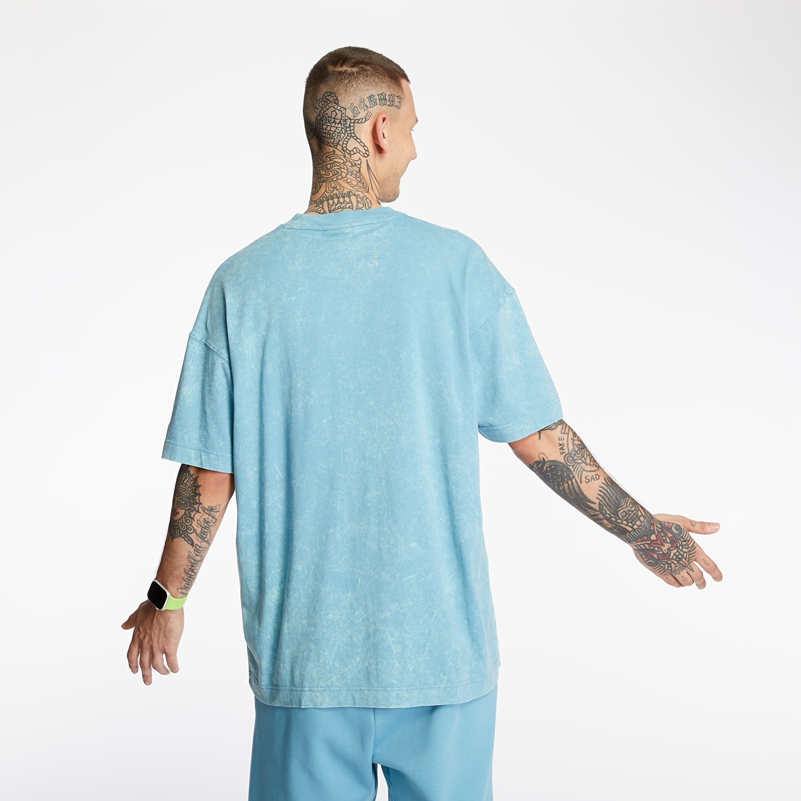 T-Shirts Nike Sportswear Just Do It Wash Tee Cerulean/ Cerulean