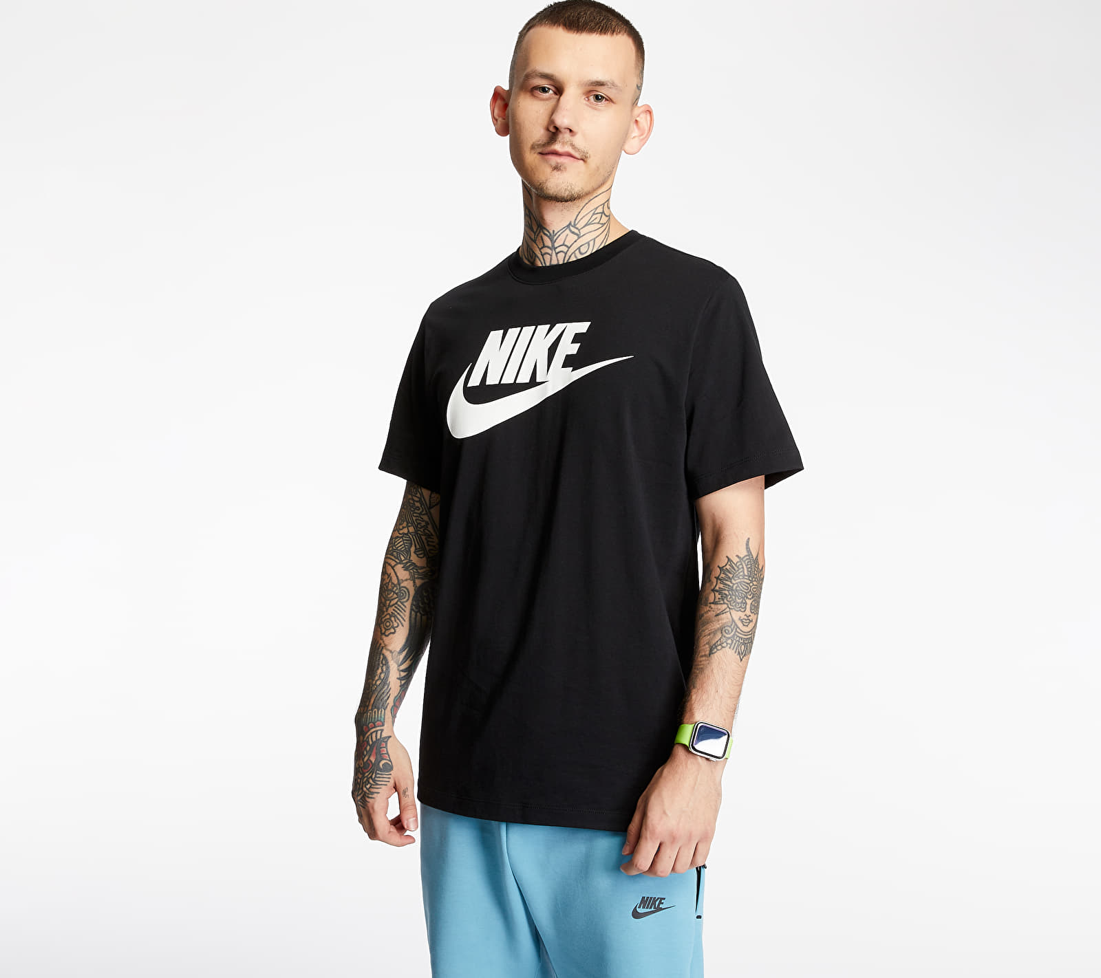 Tricou Nike Sportswear Icon Futura Tee Black/ White - 1 | YEO