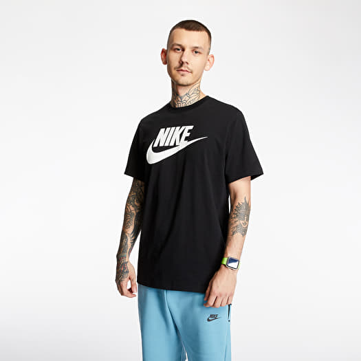 Nike Sportswear TEE ICON FUTURA UNISEX - T-shirt imprimé - black