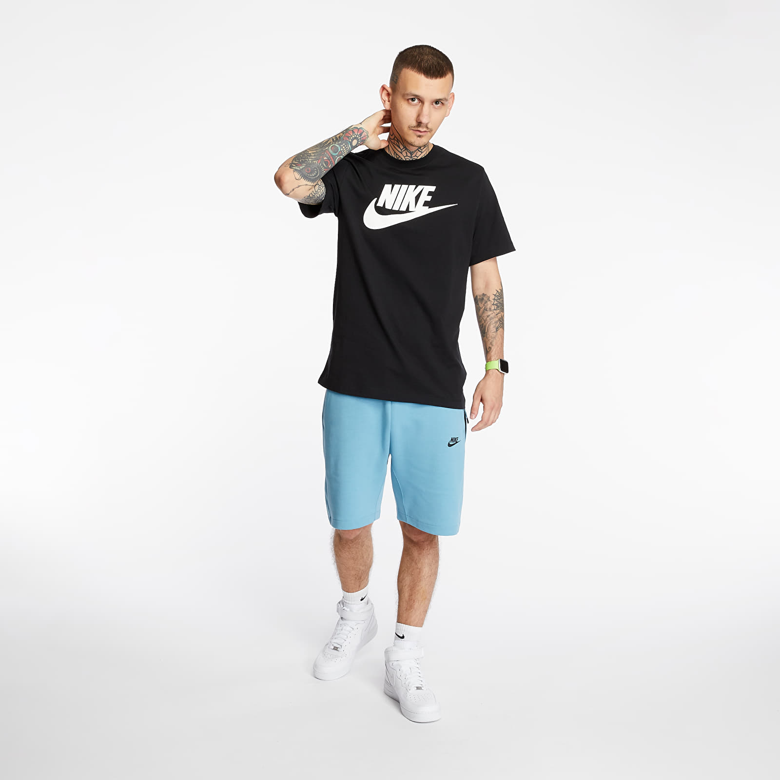 Тениски Nike Sportswear Icon Futura Tee Black/ White