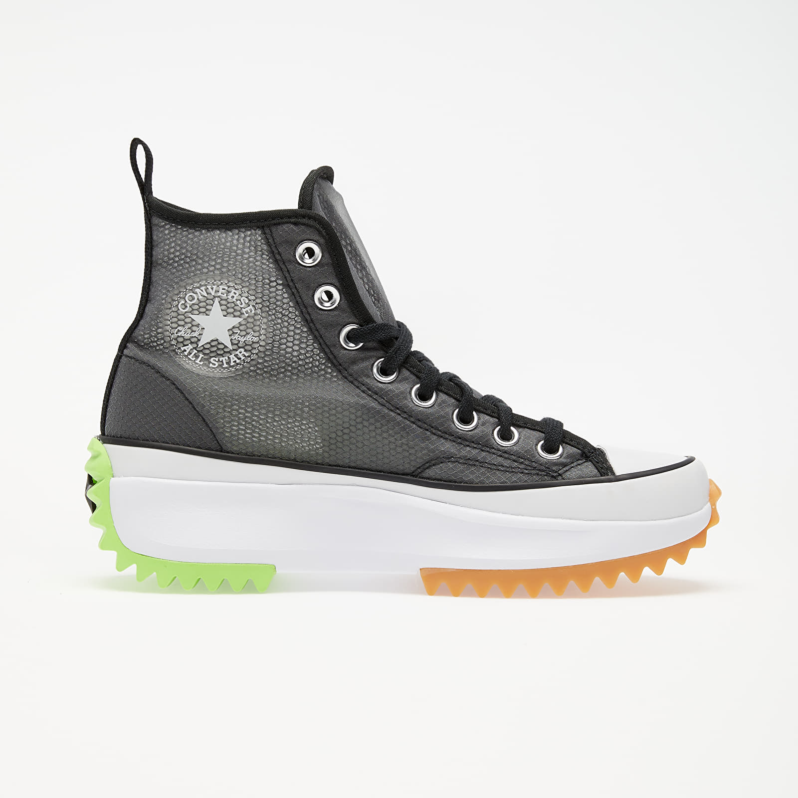 Women's shoes Converse Run Star Hike Hi Black/ White/ Ghost Green