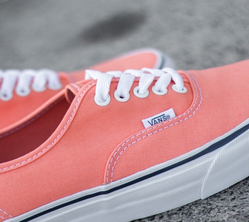 Coral color vans discount