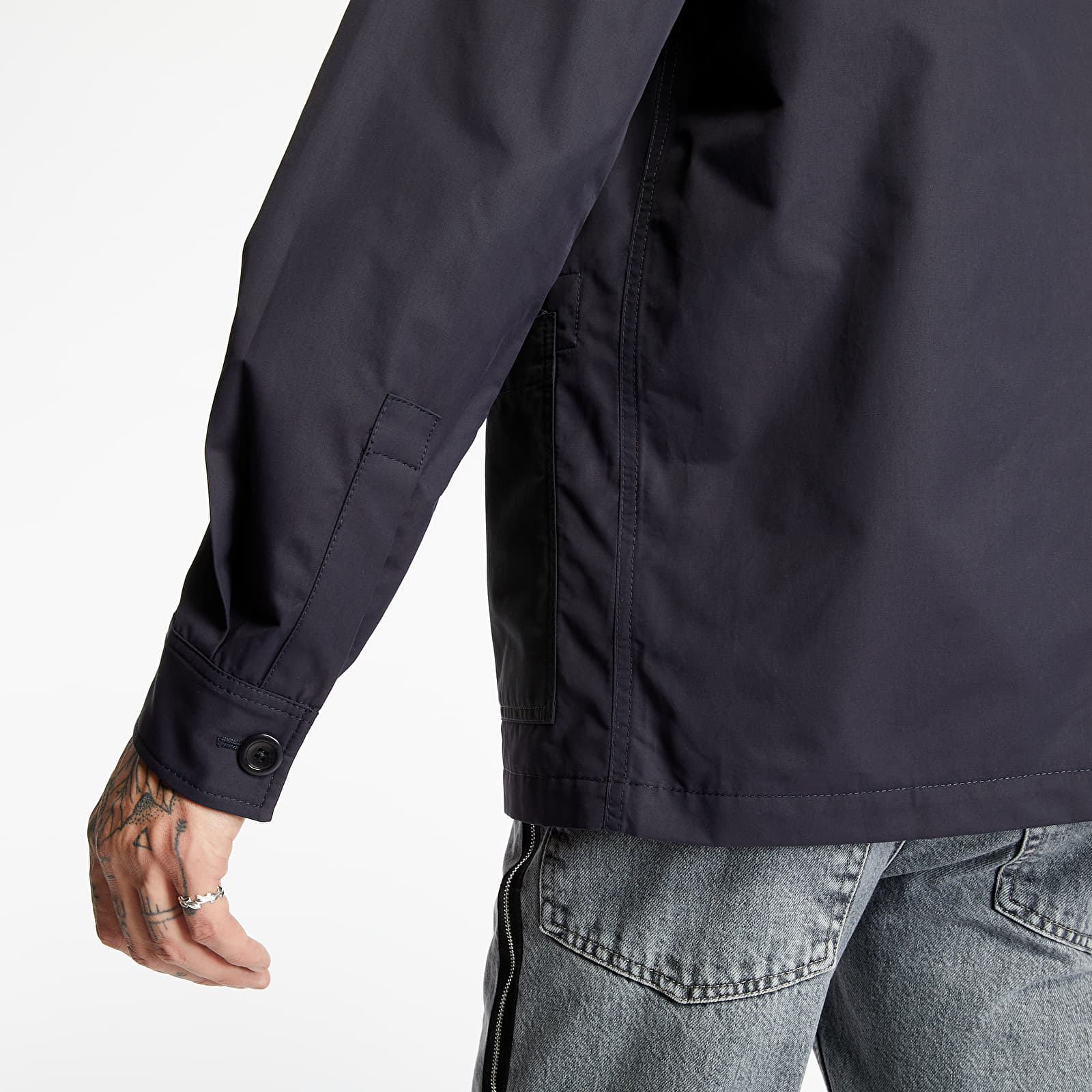 Koszule Norse Projects Mads 60/40 Cotton Nylon Shirt Dark Navy