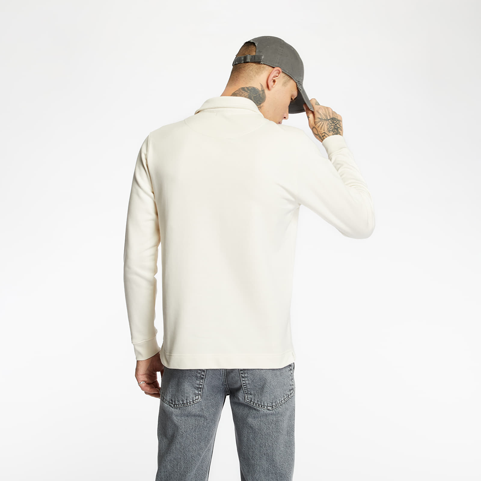 Hoodies and sweatshirts  Norse Projects Jorn Half Zip Sweatshirt Ecru