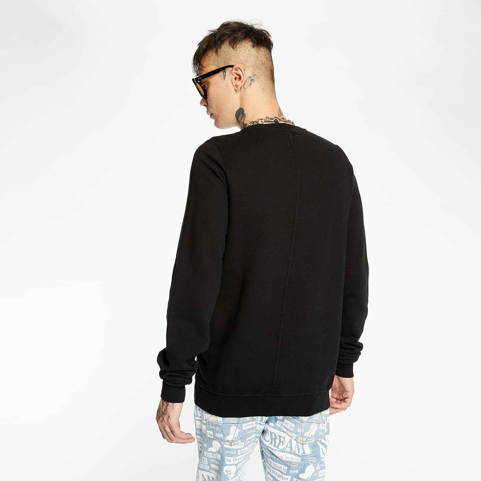 Hoodies and sweatshirts  Rick Owens DRKSHDW Felpa Crewneck Sweatshirt Black