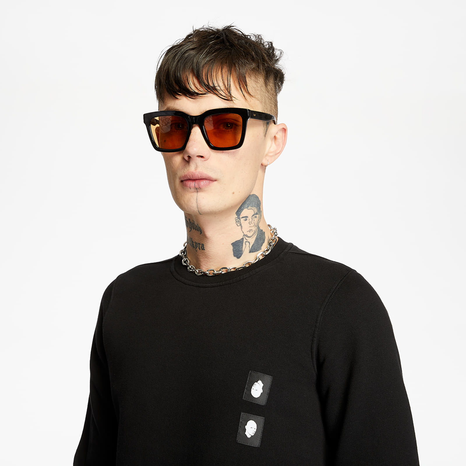 Hoodies and sweatshirts  Rick Owens DRKSHDW Felpa Crewneck Sweatshirt Black