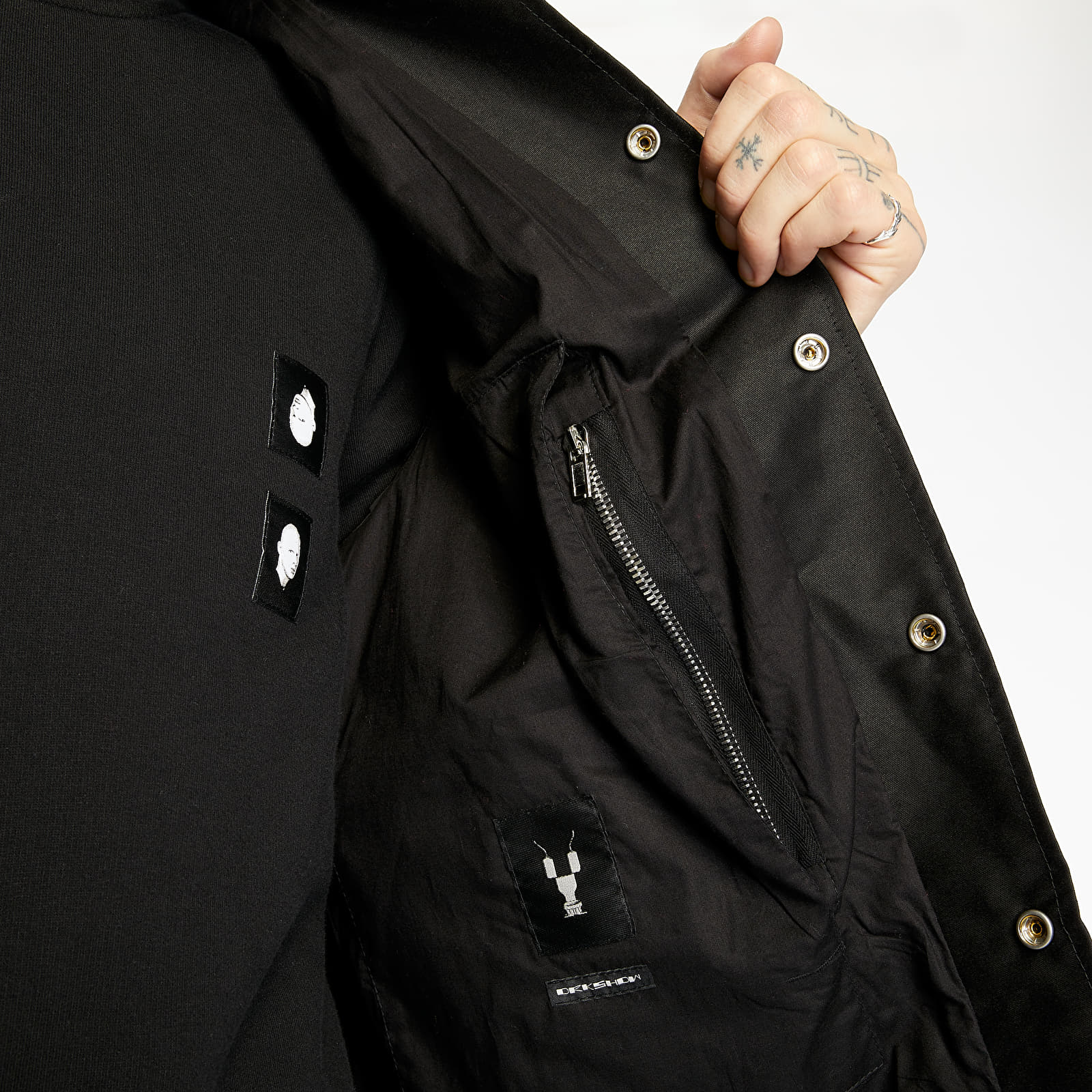 Rick owens sale snap front jacket