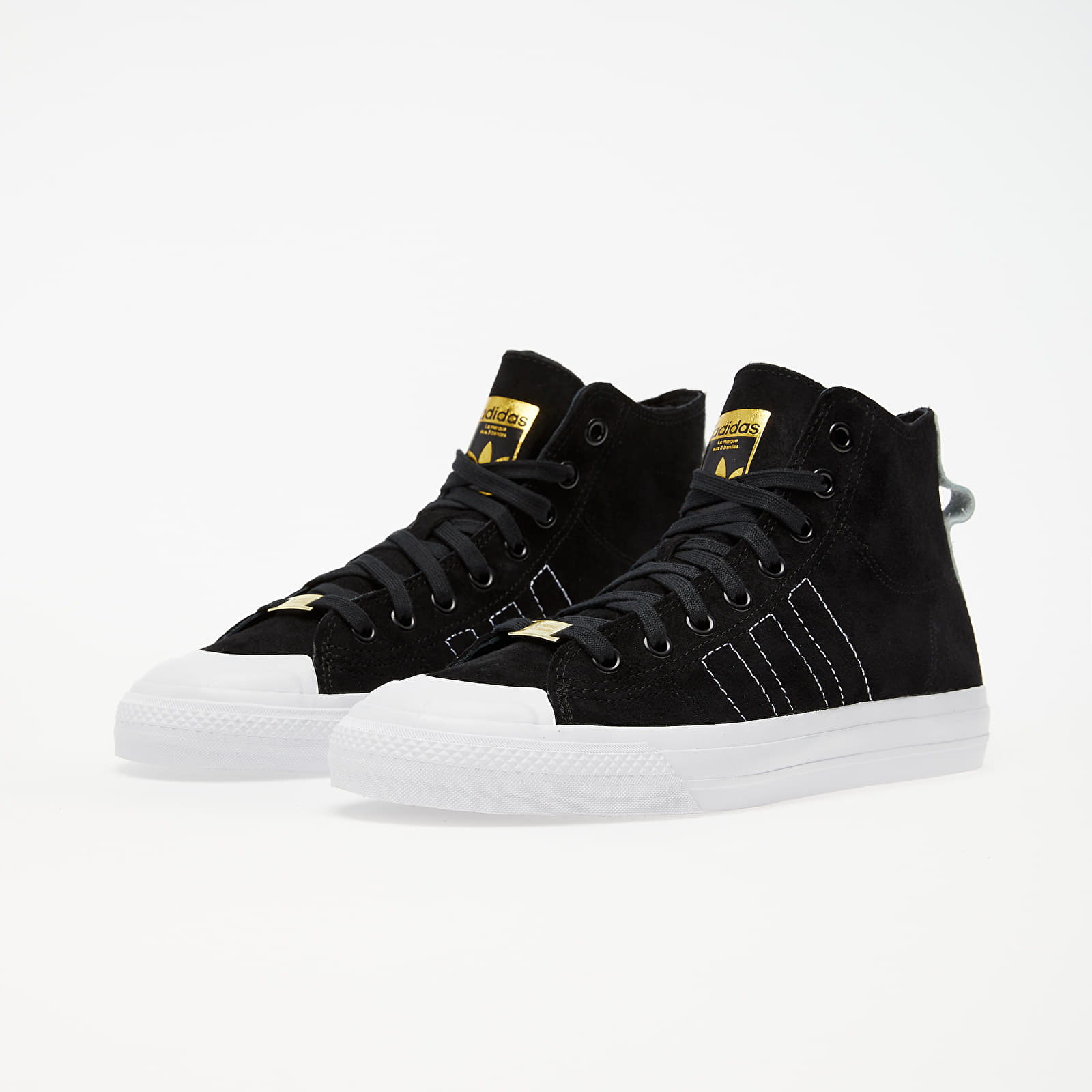 Adidas originals nizza outlet hi black