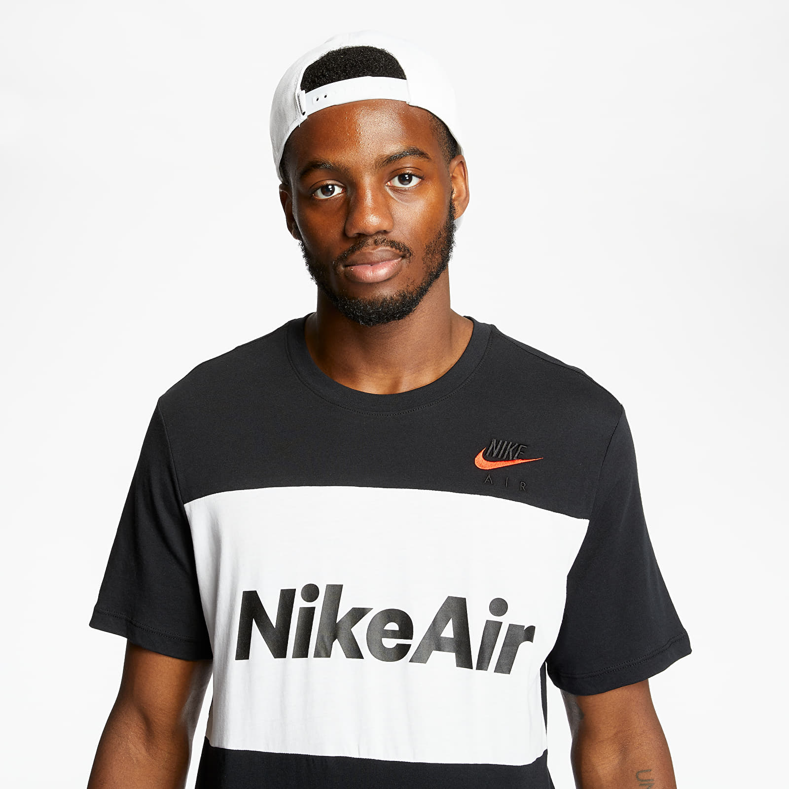 Koszulki Nike Sportswear Nike Air Tee Black/ White