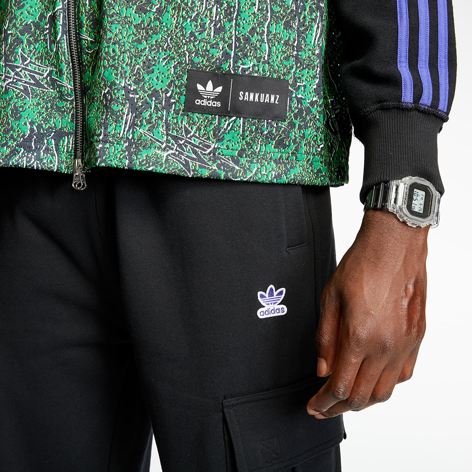 Hanorace adidas x Sankuanz Shirt Hoodie Black