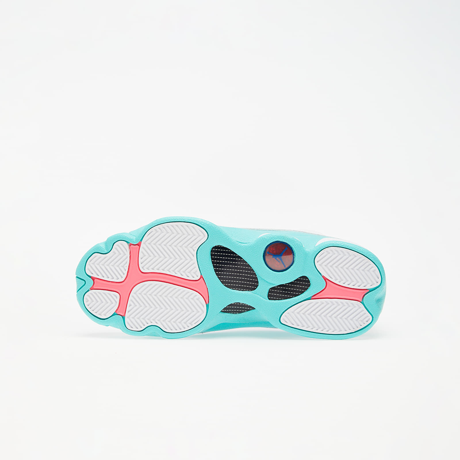 Kids' sneakers and shoes Jordan Air Retro 13 (GS) White/ Soar-Aurora Green-Digital Pink