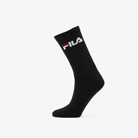 Zokni FILA 3-Pack Sport Socks Black