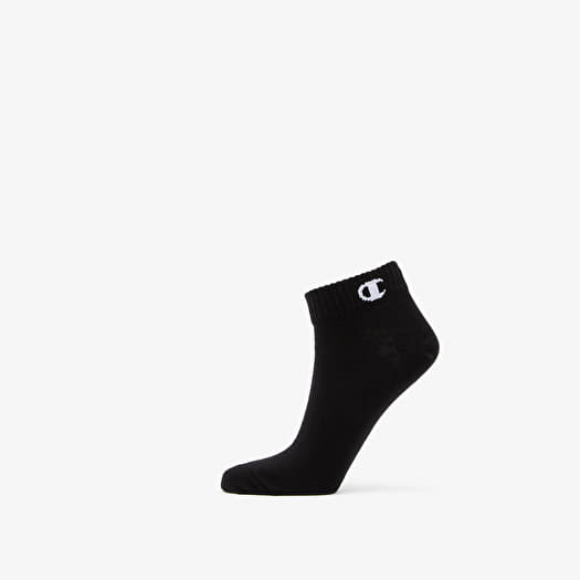Socks Champion Ankle 3 Pack Socks Black Footshop