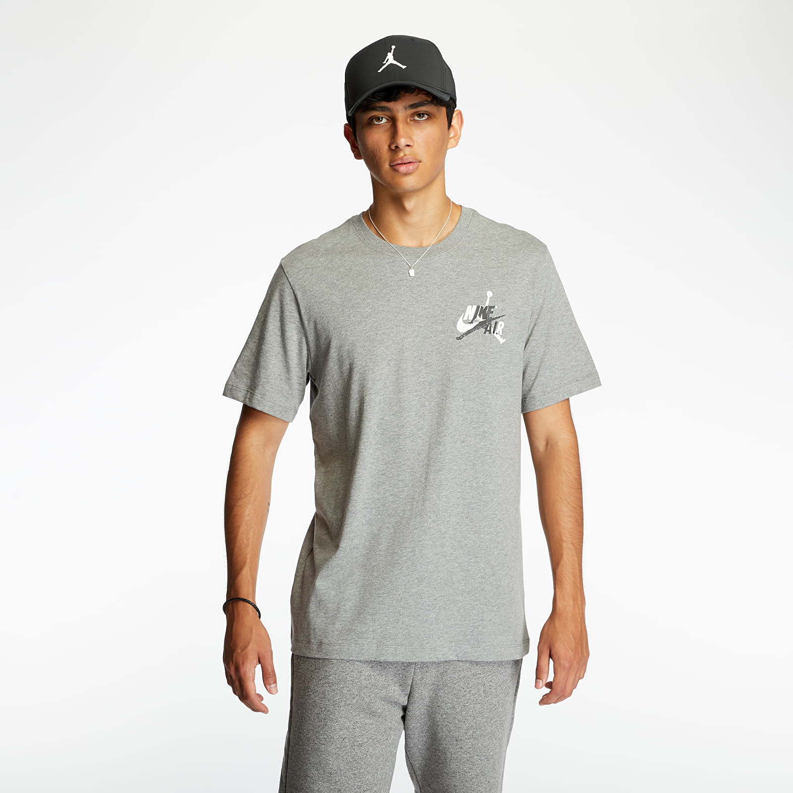 T-Shirts Jordan M J Jumpman Classics Graphic Tee Grey