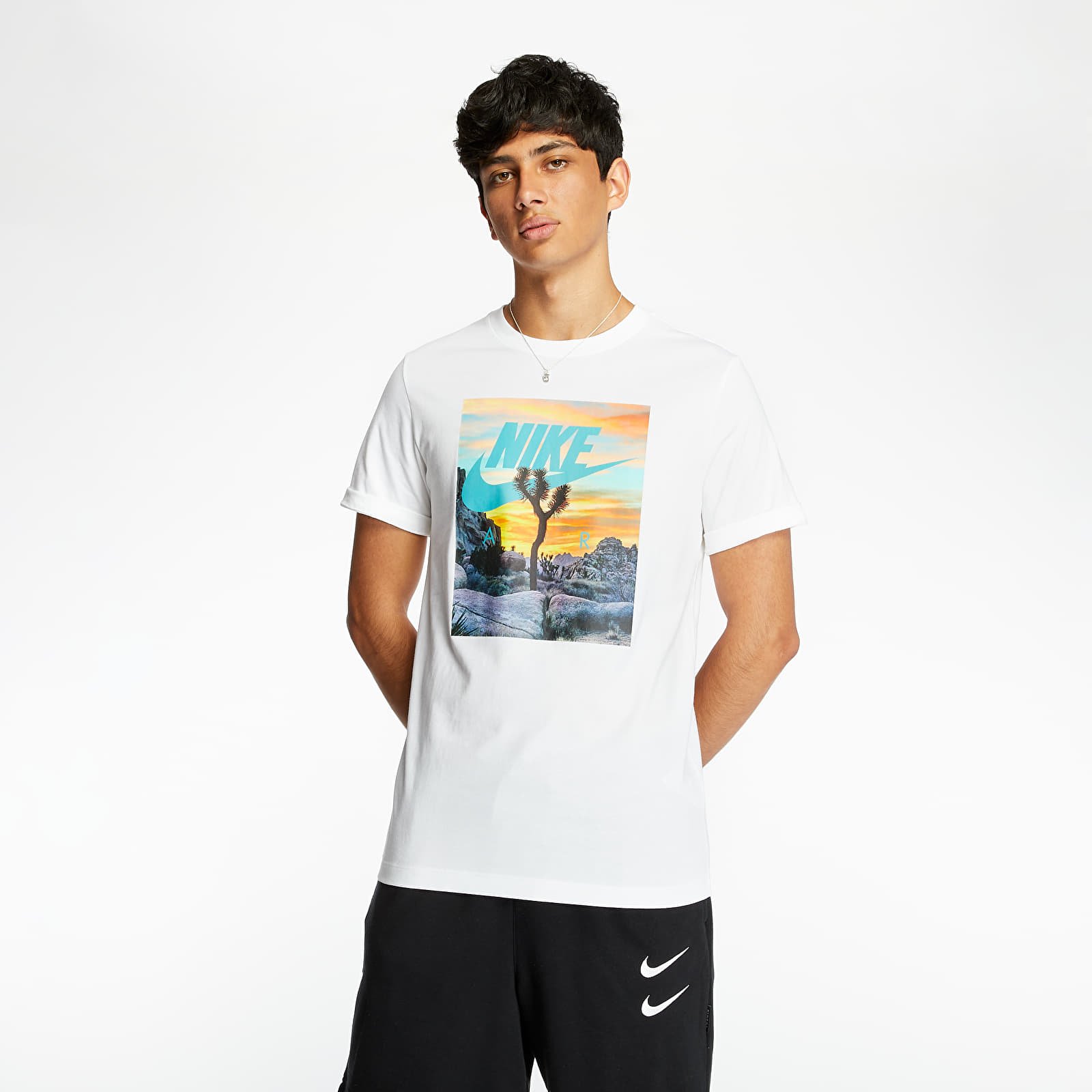Magliette Nike Sportswear Festival Photo Tee White