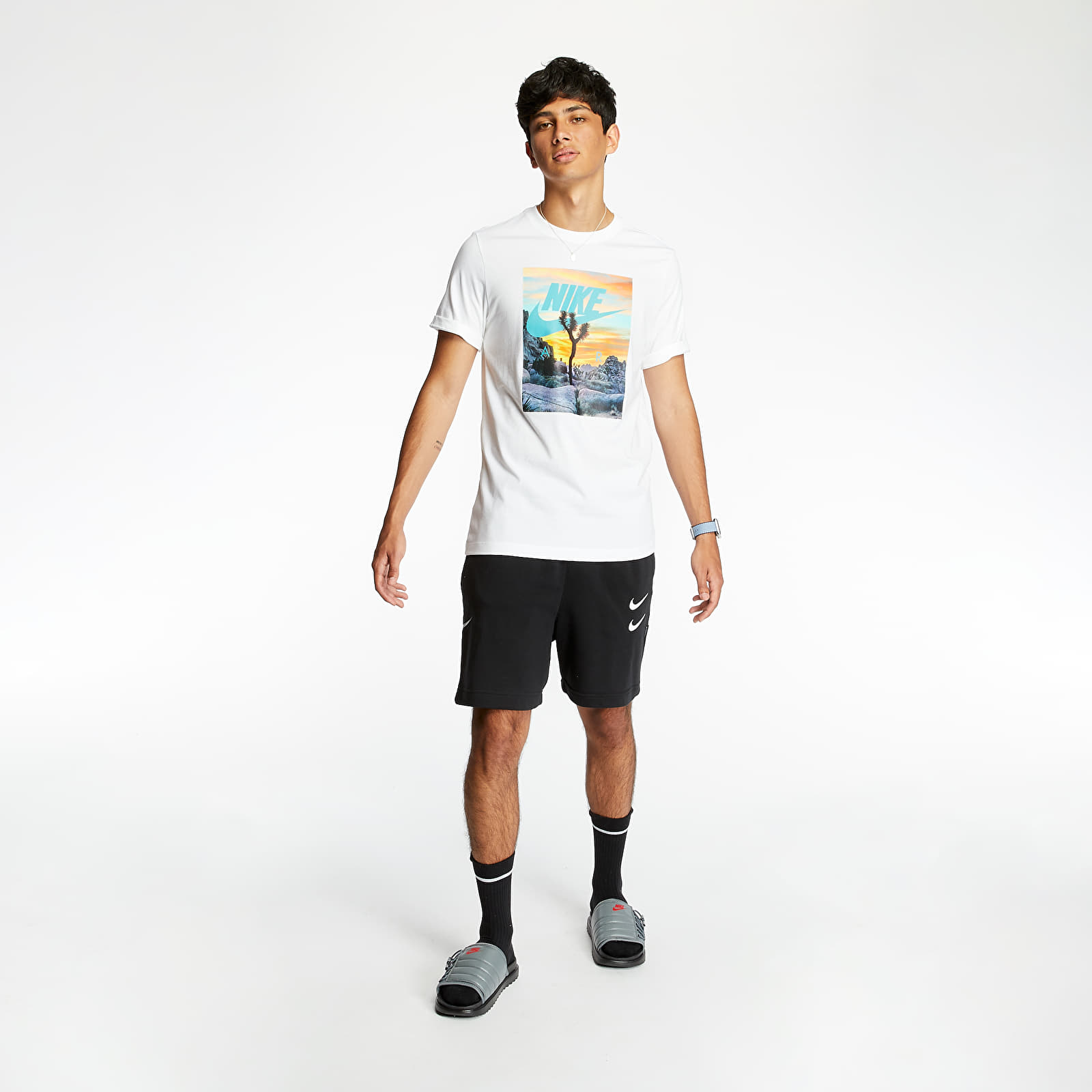 Magliette Nike Sportswear Festival Photo Tee White
