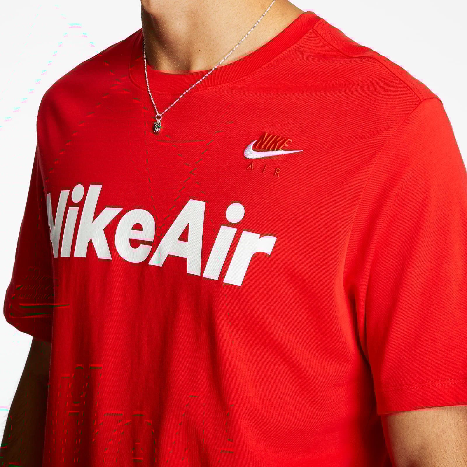 T shirts Nike Sportswear Air Tee University Red White Footshop