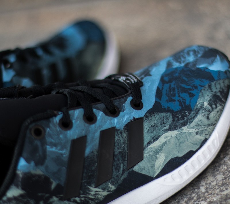 Adidas zx flux white top smoke
