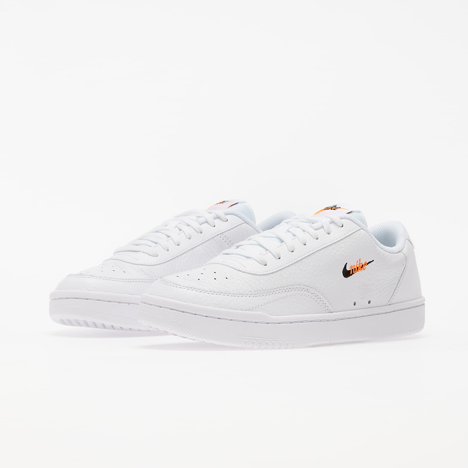 Zapatillas mujer Nike Wmns Court Vintage Premium White/ Black-Total Orange