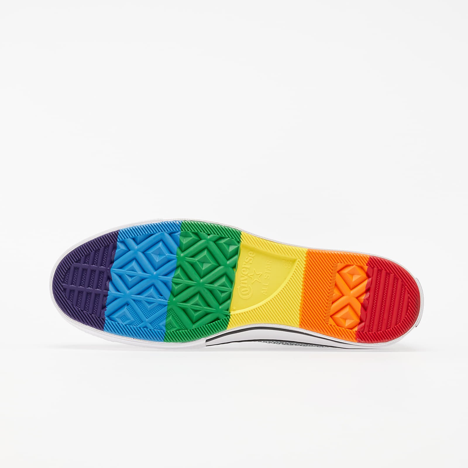 Converse with cheap rainbow bottom