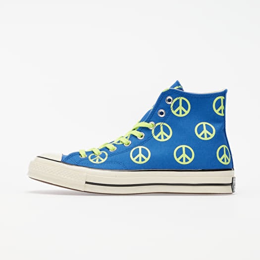 Royal blue converse high tops deals