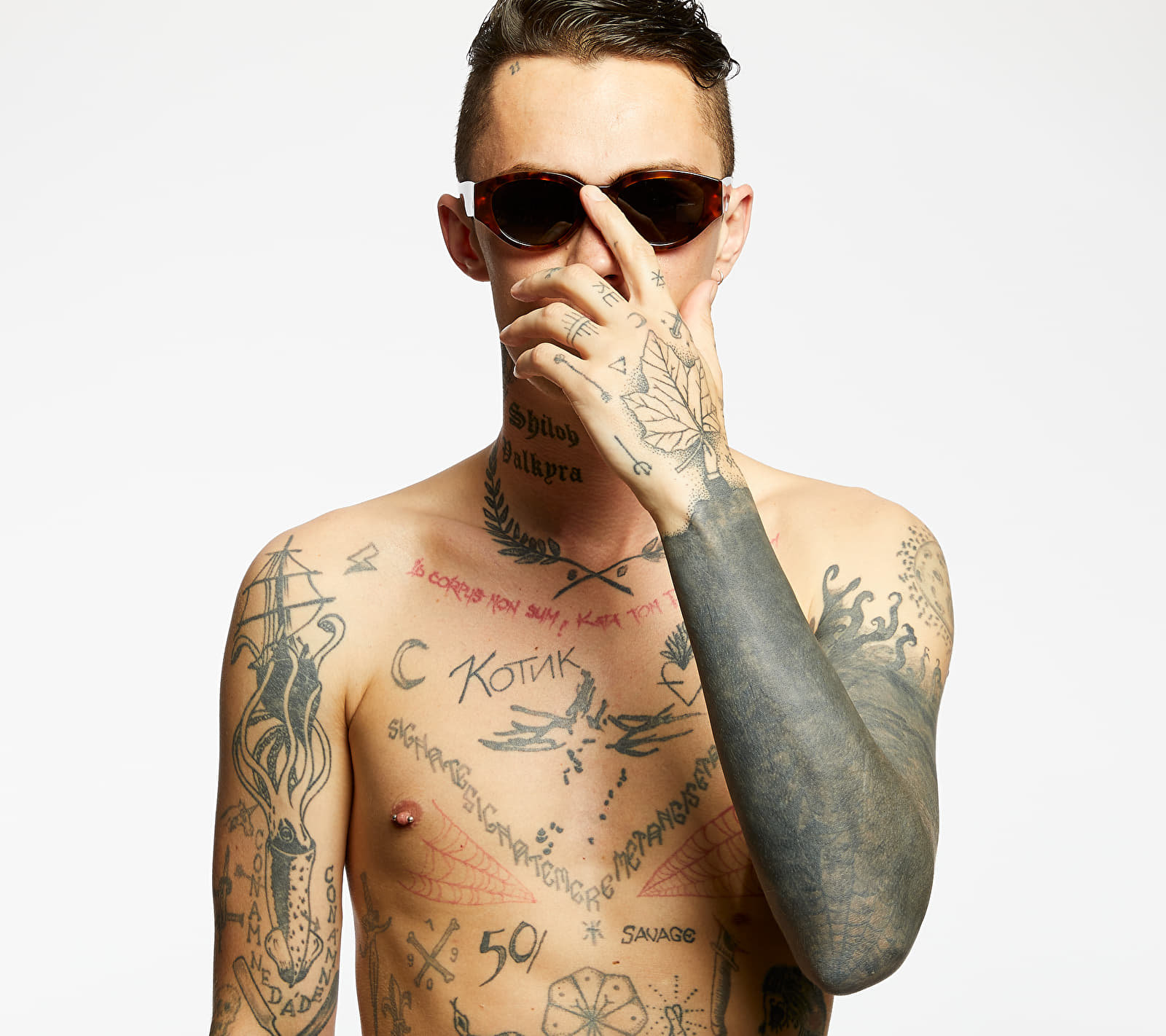 Ochelari de soare RETROSUPERFUTURE Drew Mama Classic Suglasses Havana