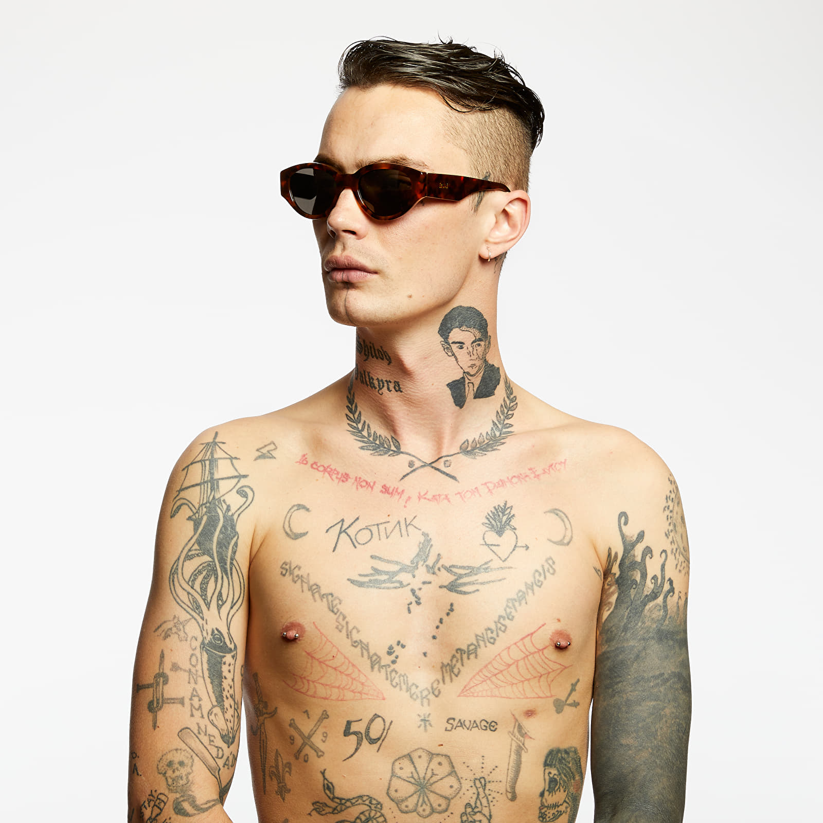 Ochelari de soare RETROSUPERFUTURE Drew Mama Classic Suglasses Havana