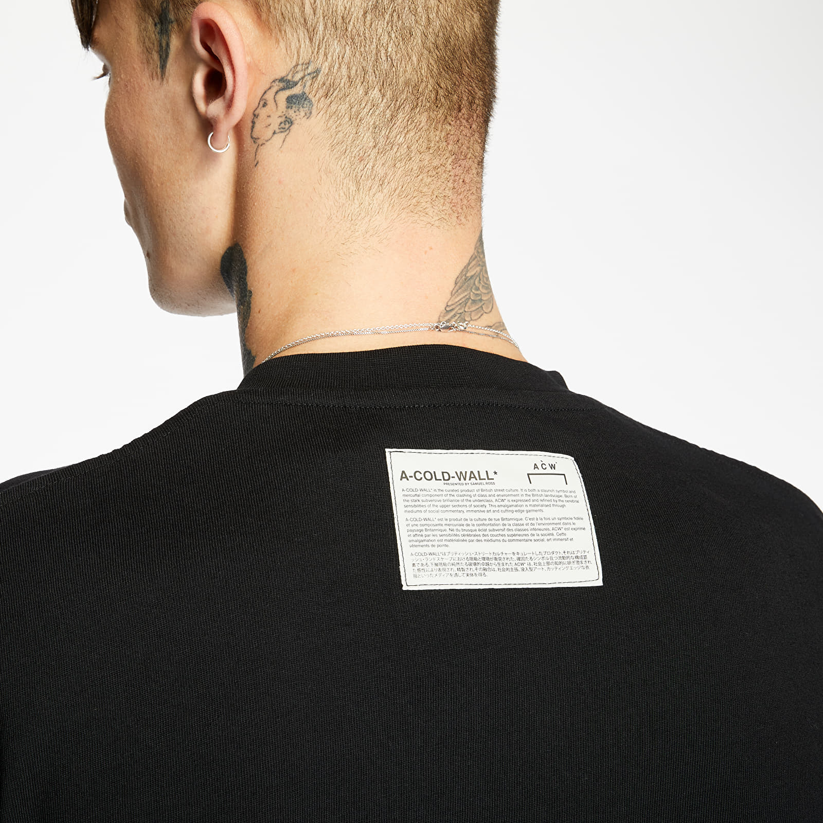 T-Shirts A-COLD-WALL* Logo Tee Black