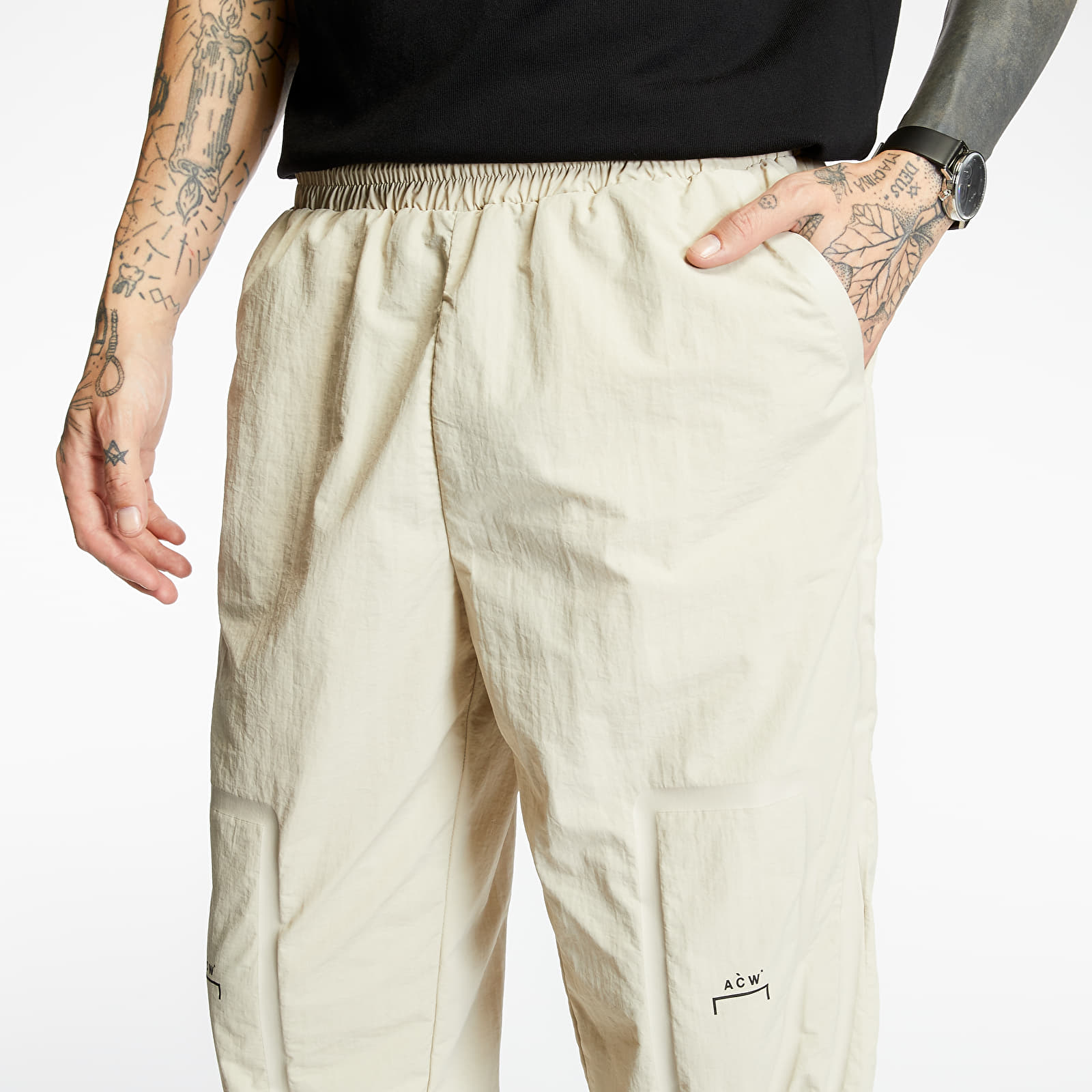 Nohavice A-COLD-WALL* Tonal Print Pants Moonbeam