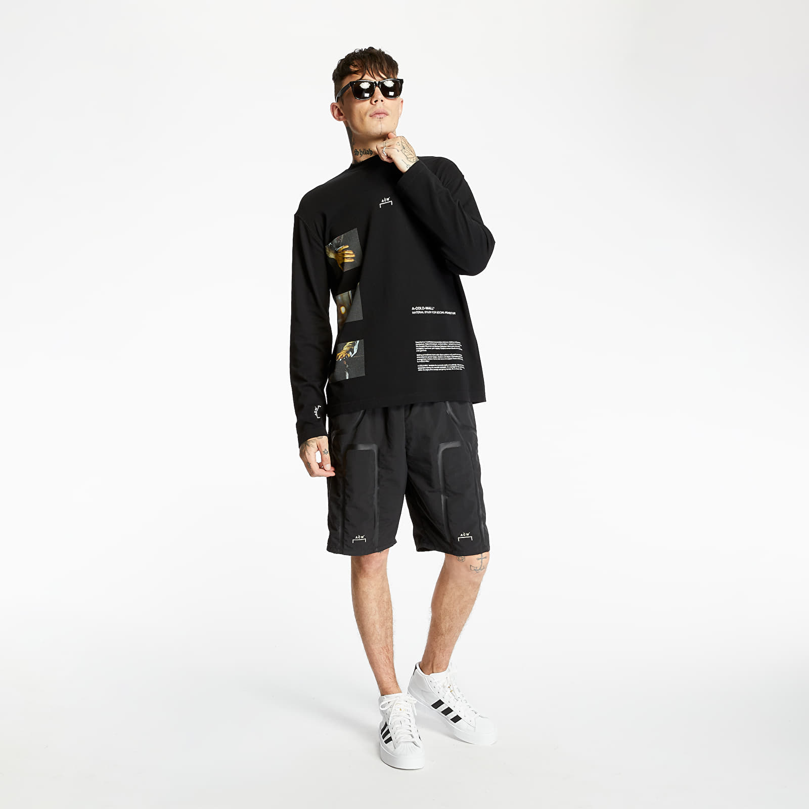 T-Shirts A-COLD-WALL* Glass Blower Long Sleeve Tee Black
