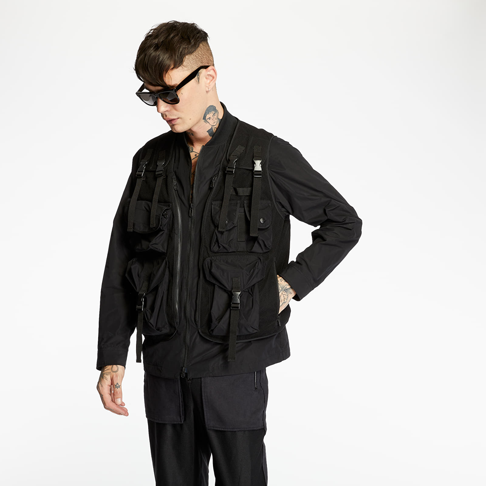 Geci White Mountaineering Military Blouson Jacket Black