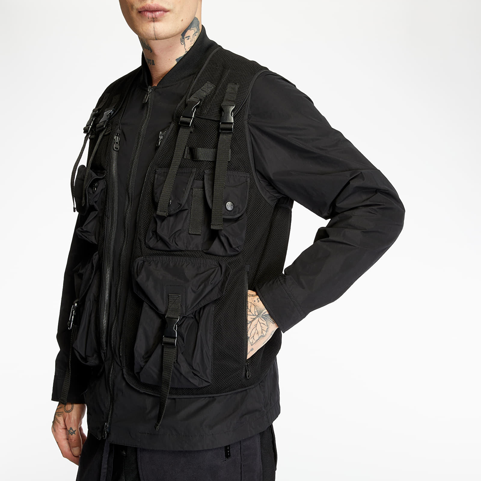 Geci White Mountaineering Military Blouson Jacket Black