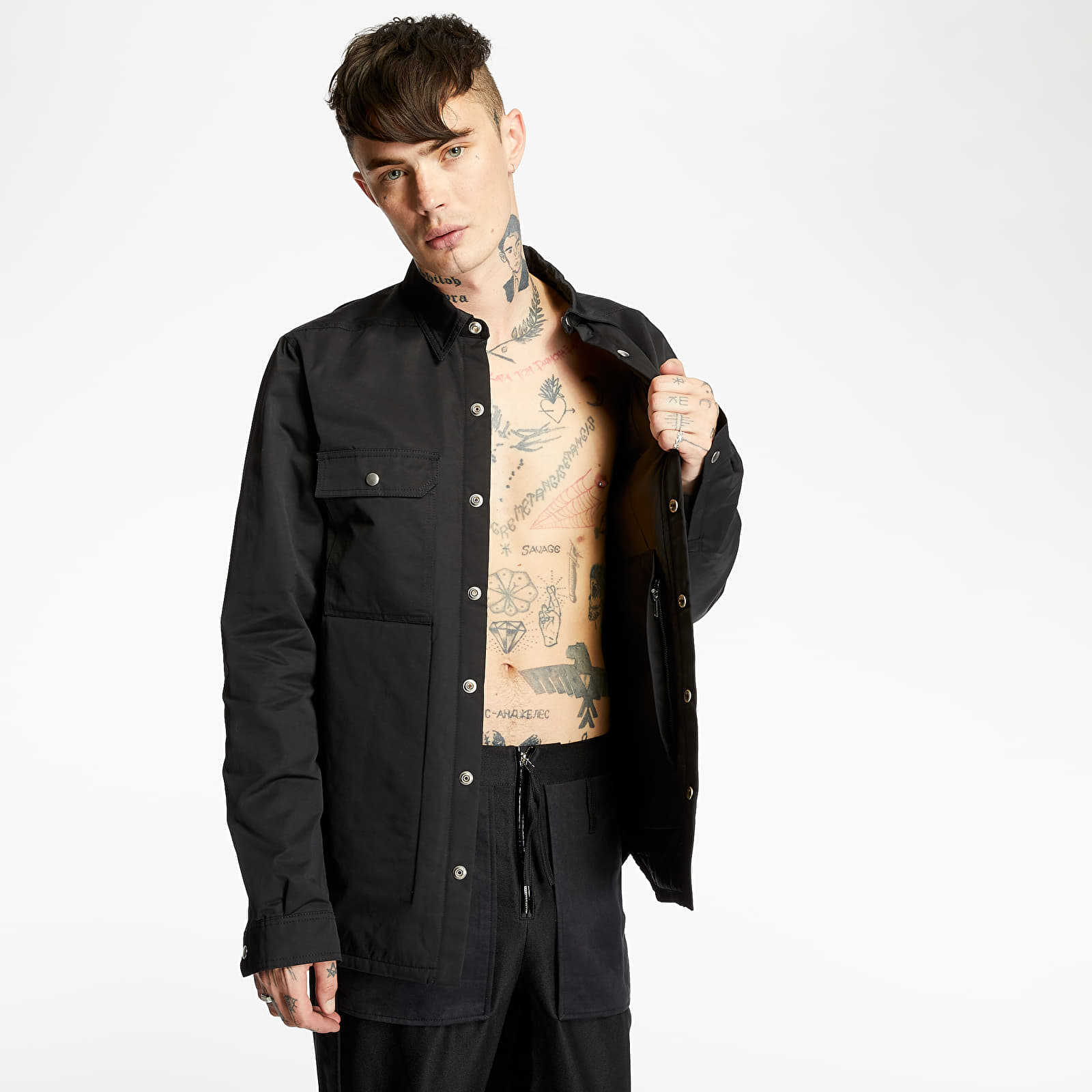Rick Owens DRKSHDW Outershirt Jacket Black | Footshop